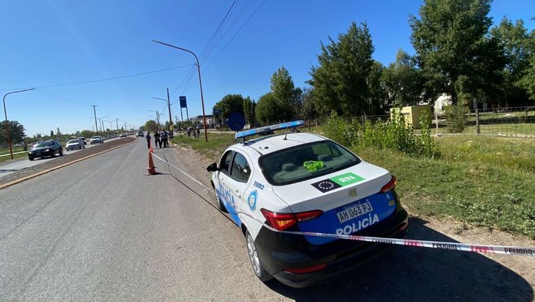 Un gran operativo policial se realiza en la zona del acceso oeste a Fernández Oro