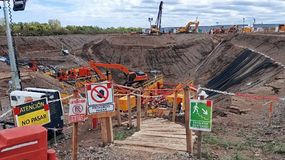 La secretaría de Ambiente realizó una inspección en la obra del VMOS. | LMCipolletti.com La secretaría de Ambiente realizó una inspección en la obra del VMOS.