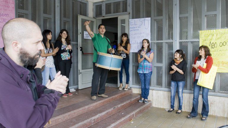 Los judiciales vienen realizando medidas de fuerza en toda la provincia.
