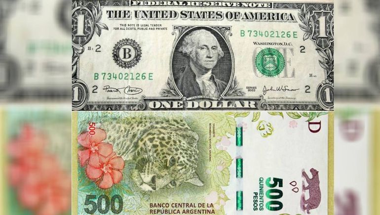 El dólar sube otra vez y se acerca a los 500 pesos