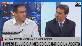 polemica entrevista de feinmann al medico que va a juicio por negar un aborto a joven violada