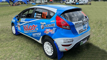 nico gonzalez tuvo un buen inicio en el argentino de rally