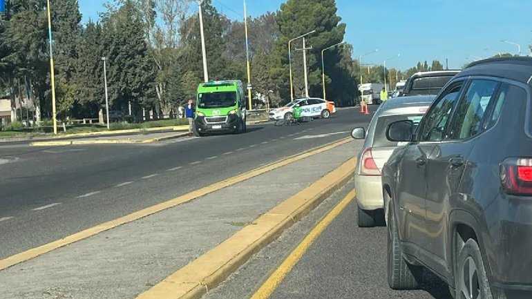 La Ruta 22 en Cipolletti registró un nuevo accidente de tránsito.&nbsp;
