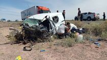violento choque frontal, vuelcos y heridos en la ruta 151: que se sabe