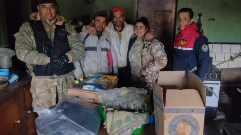 Rescataron a un peón que estuvo aislado 40 días en una estancia de Lago Argentino