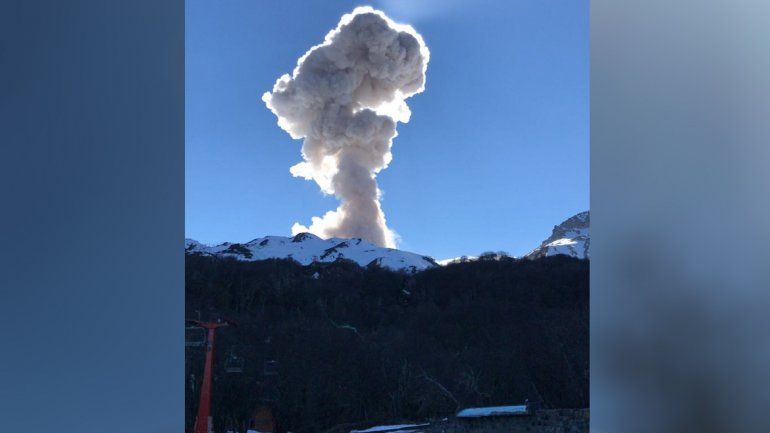 Otra fuerte explosión hizo vibrar el volcán Chillán