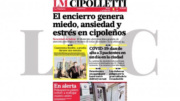 la edicion impresa de lm cipolletti de hoy