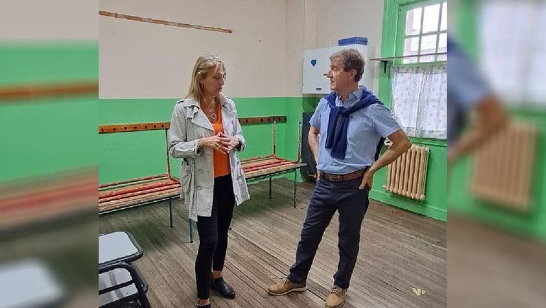 Recorrida de campaña de Tortoriello en Bariloche