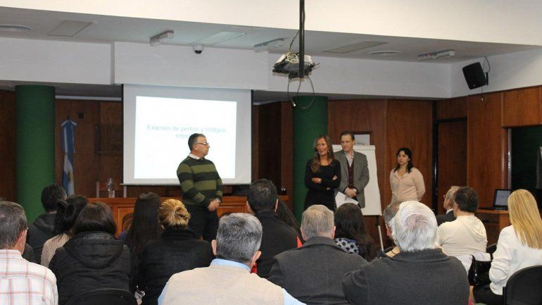 Piccinini destacó los cambios que se vienen en la Justicia provincial.