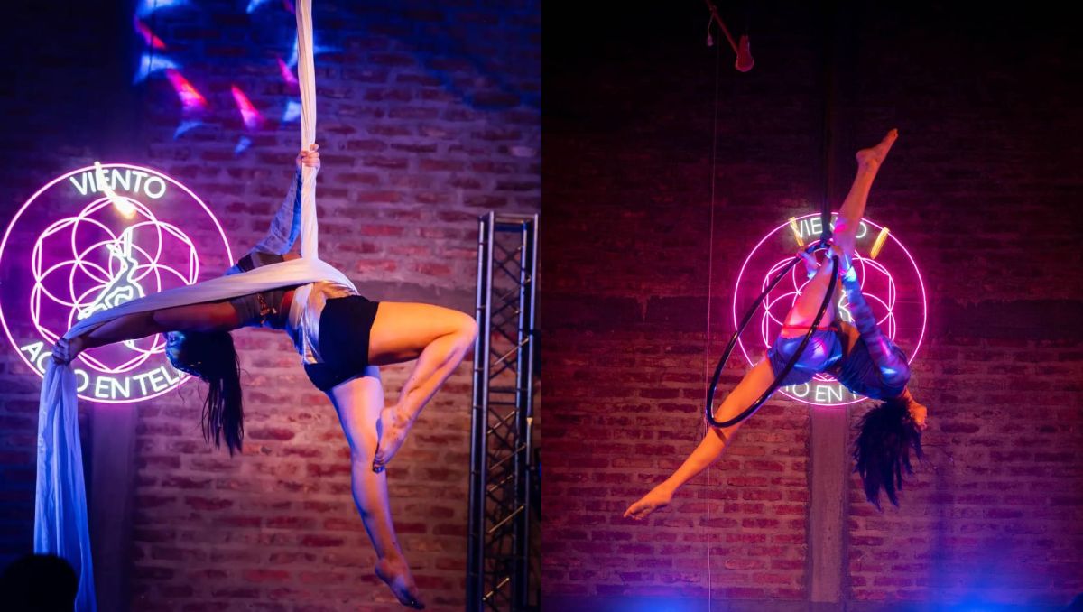 Inauguró escuela de acrobacia en pandemia en Cipolletti