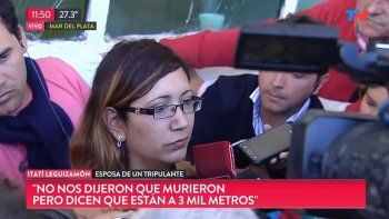 itati leguizamon: nos mintieron, estan muertos hace rato