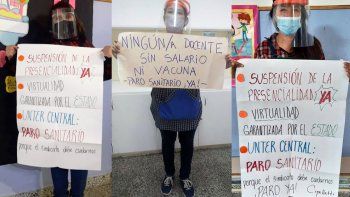 docentes proponen un paro sanitario por los casos de covid