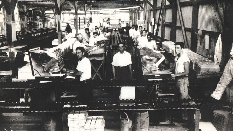 Histórica imagen de la empresa fundada en 1969 por los hermanos Bautista y Pablo Boschi.
