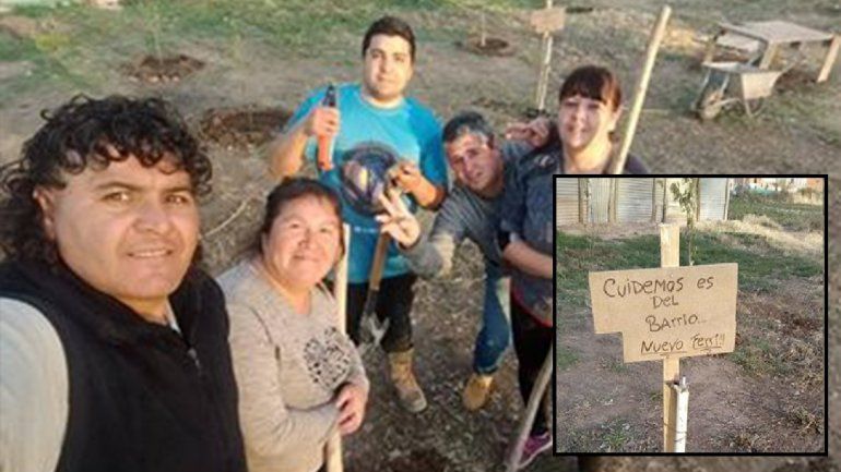 Nuevo Ferri: vecinos unidos crean el primer espacio verde del barrio  