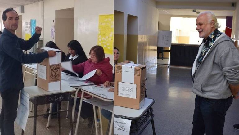 Zamaro y Musa, ya votaron en el Alto Valle