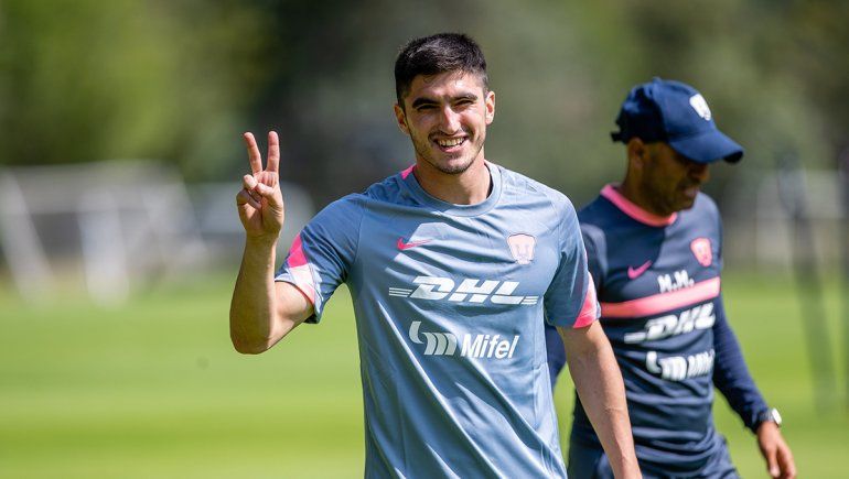 Del Prete ya entrenó en Pumas y Varsky le dedicó emotivo tuit