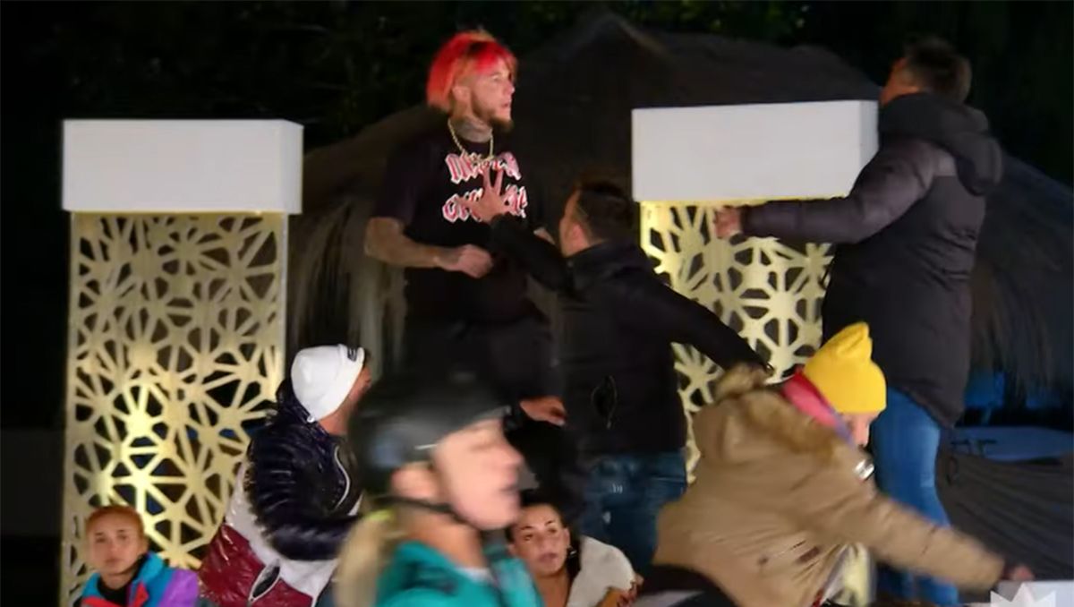Alex Caniggia y Chanchi Estévez a las piñas: el Trece mostró un adelanto