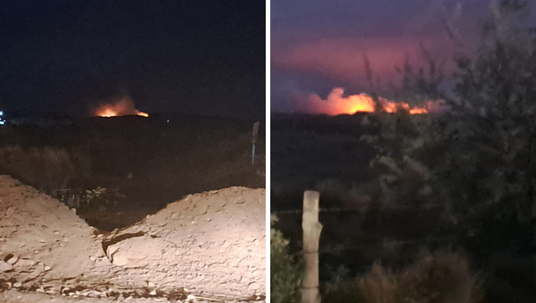 El último incendio en el basural se registró el jueves en el sector de prensa.