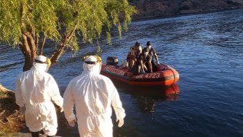 hallaron el cuerpo del joven desaparecido en el limay