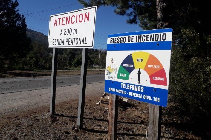 Explican el índice de peligros de incendios en Río Negro