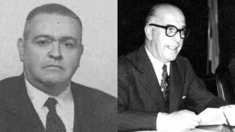 Gobernadores Adalberto Pagano y Edgardo Stefano Castello