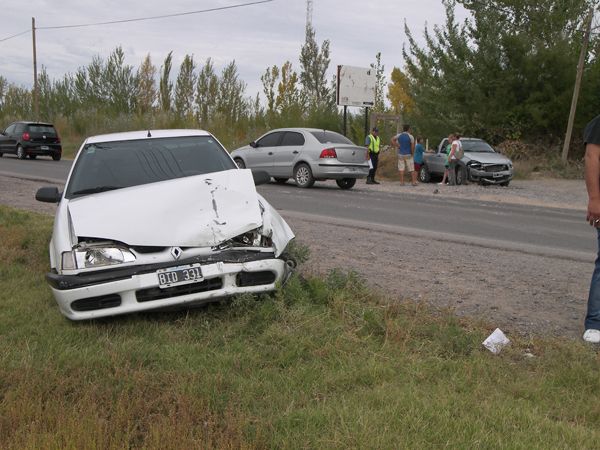 Violento choque en la Ruta Chica