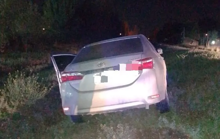 El ladrón se metió con el auto robado al terraplén de las vías y escapó corriendo