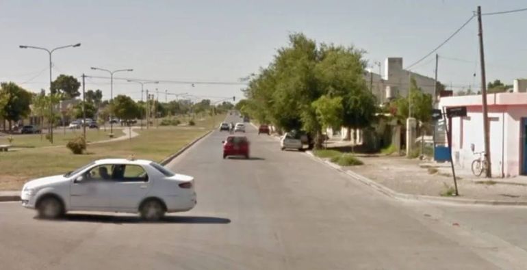 La zona donde ocurrió el brutal ataque a un joven en Viedma.
