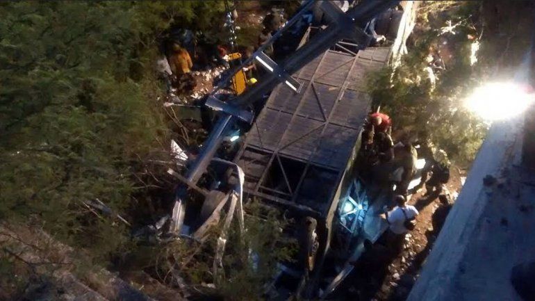 Cayó en la Ruta Nacional 34 sobre un río seco.