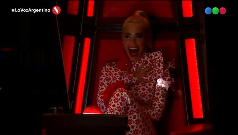 Lali volvió a piropear al participante de La Voz Argentina