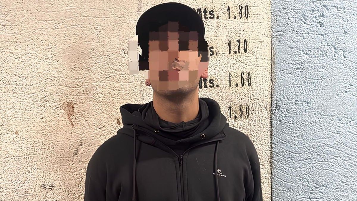 El hombre atrapado por estar sospechado de haber asaltado a un taxista en Cipolletti.&nbsp;