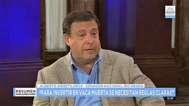 Weretilneck pidió una ley de previsibilidad para explotar Vaca Muerta