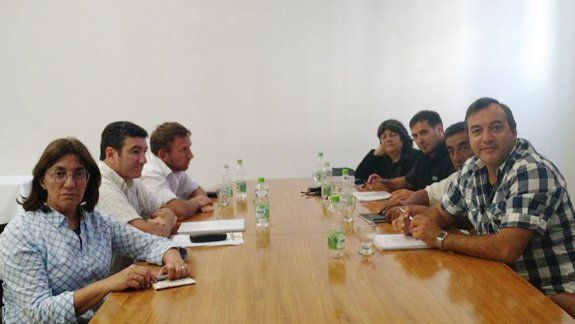 Autoridades del Ministerio de Educación recibieron ayer a representantes del gremio ATE.&nbsp;
