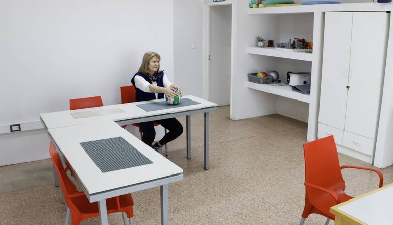 Una imagen del nuevo sector de Terapia Ocupacional del Cikaf. Foto Anahí Cárdena.