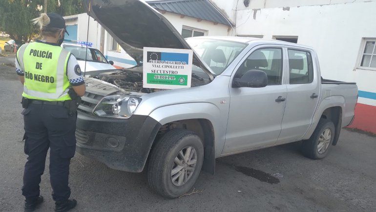 Atraparon a un cipoleño manejando una camioneta con pedido de secuestro 