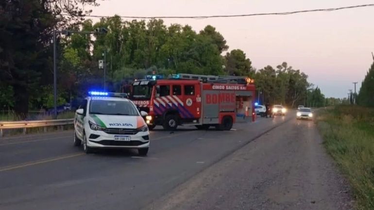 El accidente se registró pasado el mediodía en la Ruta 151. Foto: Archivo.