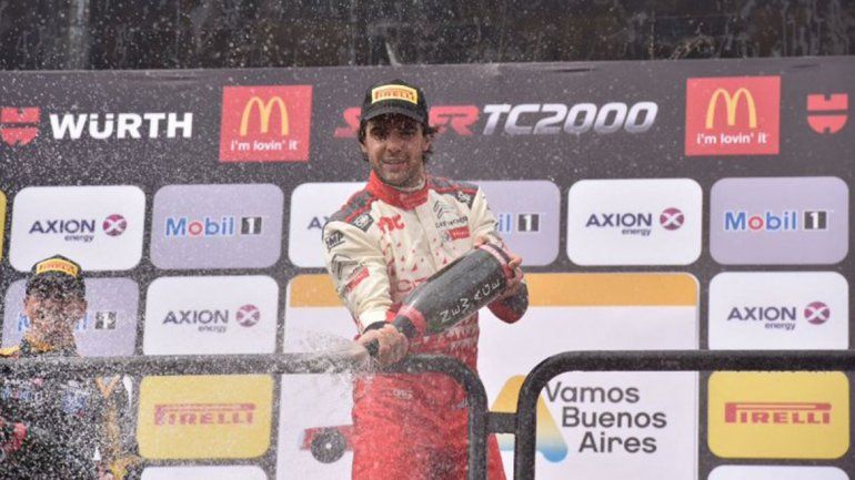 Manu viene de ganar en el debut con Citroën en Buenos Aires.