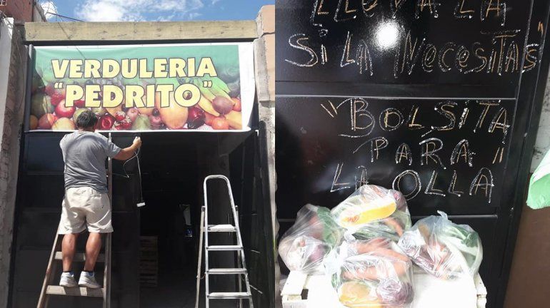 Pedrito, la verdulería que ayuda a los más necesitados