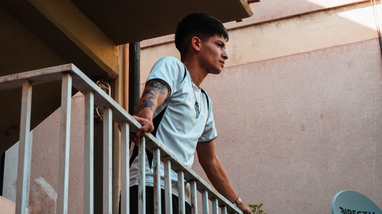 El Deivid siempre con la camiseta albinegra, incluso a la hora de actuar. El Deivid siempre con la camiseta albinegra, incluso a la hora de actuar.