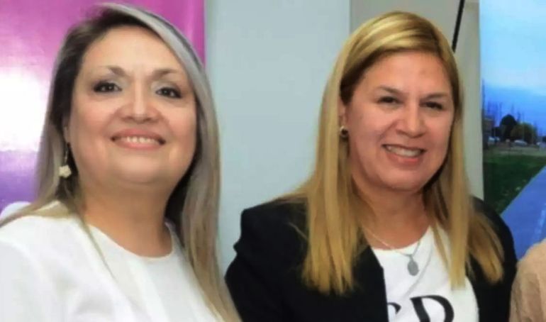 La exvicegobernadora Gloria Ruiz junto a la candidata a senadora para octubre próximo