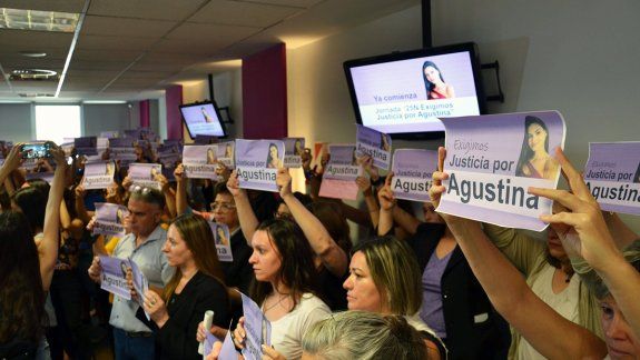 En emotivo acto pidieron justicia por Agustina: No nos olvidemos