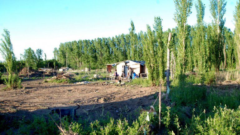 El asentamiento crece en una chacra de unas 17 hectáreas.