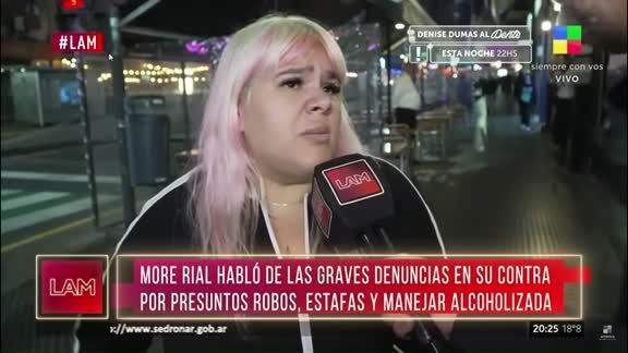 Morena Rial hizo una grave denuncia contra Facundo Ambrosioni, el padre de su hijo Francesco.