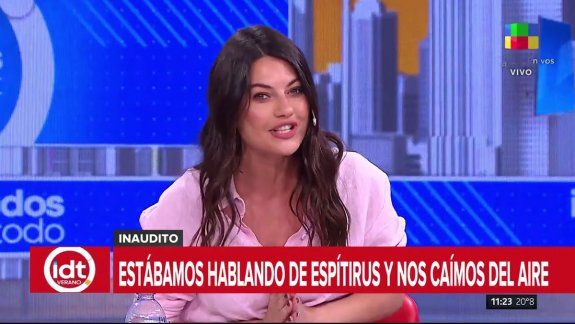 Susto: hablaban de espíritus y se cortó la transmisión