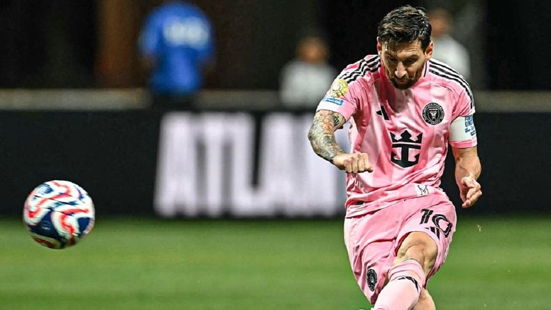 El golazo de tiro libre de Messi en el batacazo del Inter Miami