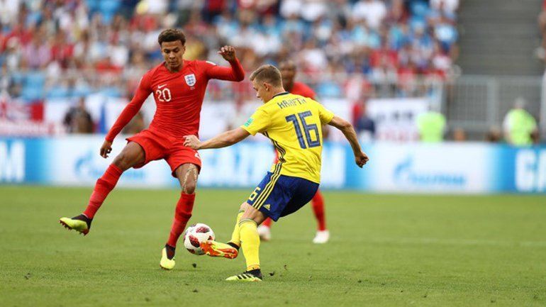 Inglaterra le ganó 2 a 0 a Suecia y se metió en las semifinales