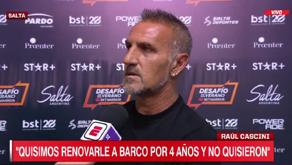 Cascini no tuvo piedad con Barco por haber rechazado a Boca: Hay que ser agradecido