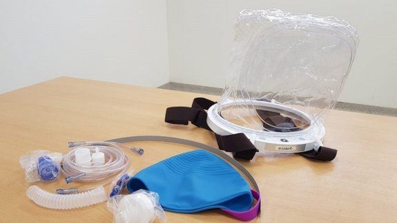¿Cómo funciona el tratamiento con cascos para pacientes con Covid-19?
