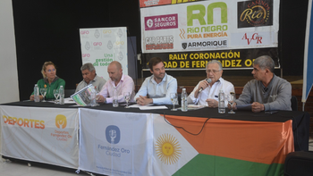 Este miércoles, las autoridades políticas y deportivas dieron a conocer detalles del rally en Fernández Oro. 