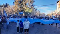El centro de la ciudad estalló tras el triunfo de la Albiceleste. Fotos: Antonio Spagnuolo. El centro de la ciudad estalló tras el triunfo de la Albiceleste. Fotos: Antonio Spagnuolo.